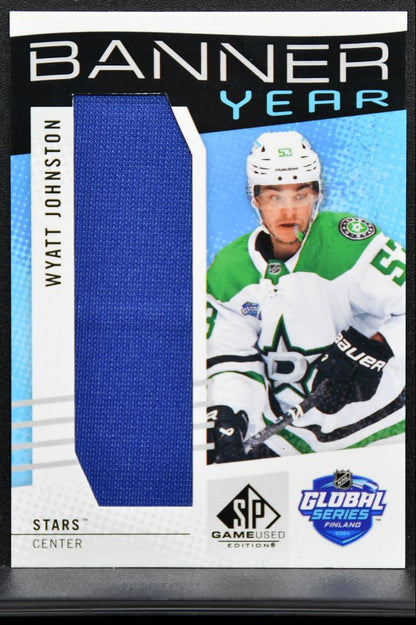 2025-26 SP Game Used Global Series Banner Year Relics Johnston Stars Jersey 9614