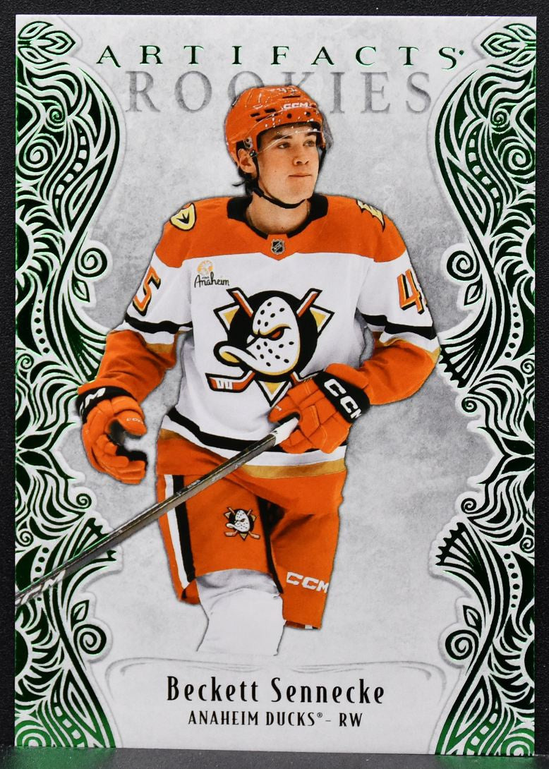 2025-26 Artifacts Rookies Emerald's Glow Beckett Sennecke 201 RC 63/99 6285