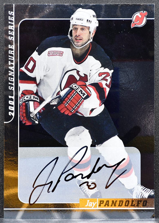 2000-01 Be a Player Signature Series Autographs Jay Pandolfo Devils Auto 2324