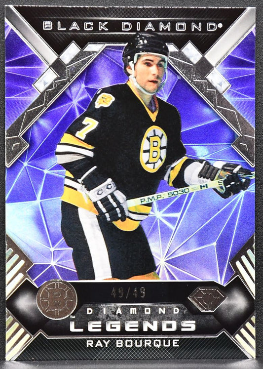2022-23 UD Black Diamond Legends Purple Ray Bourque BDL-RB Boston Bruins 49/49 7474