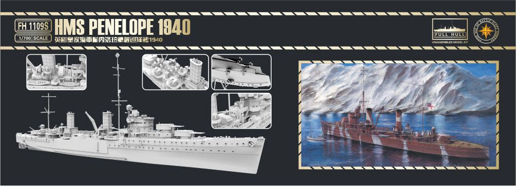 Flyhawk Model 1/700 HMS Penelope 1940 (Deluxe Edition)
