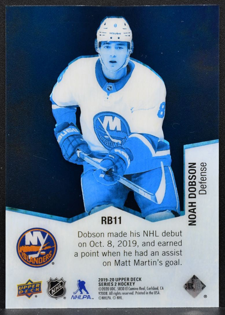 2019-20 Upper Deck Series 2  Rookie Breakouts Noah Dobson RB11 RC 095/100 2071