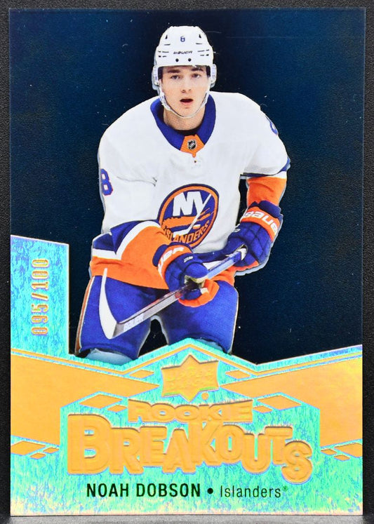 2019-20 Upper Deck Series 2  Rookie Breakouts Noah Dobson RB11 RC 095/100 2071