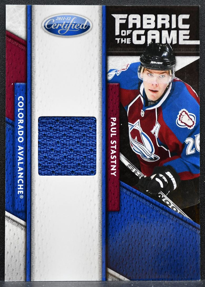 2011-12 Panini Certified Fabric of the Game Stastny 173/399 Jersey 6342
