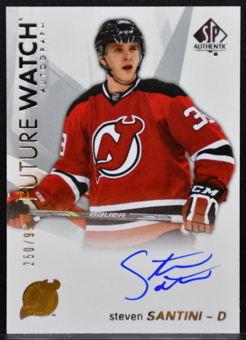 2016-17 SP Authentic Future Watch Auto Steven Santini RC Auto 250/999 9366