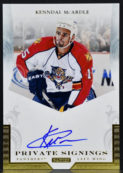 2011-12 Panini Certified Private Signings Kenndal McArdle KM Florida Auto