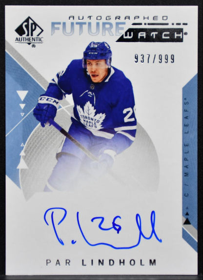 2018-19 SP Authentic Future Watch Auto Par Lindholm RC Auto 937/999 9755