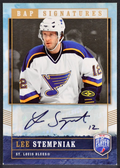 2006-07 Be A Player Signatures Lee Stempniak LS St. Louis Blues Auto 9895
