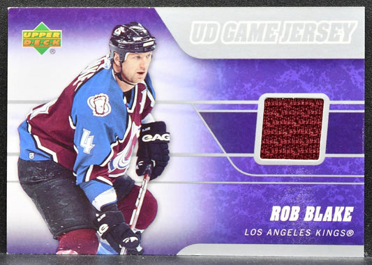 2006-07 Upper Deck Series 1 UD Game Jerseys Rob Blake J-BL Kings Jersey 2433