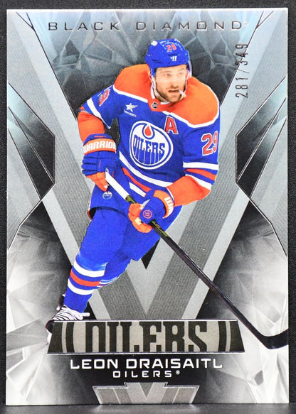 2025-26 Upper Deck Black Diamond Leon Draisaitl BDB-LD Edmonton Oilers 281/349 1398