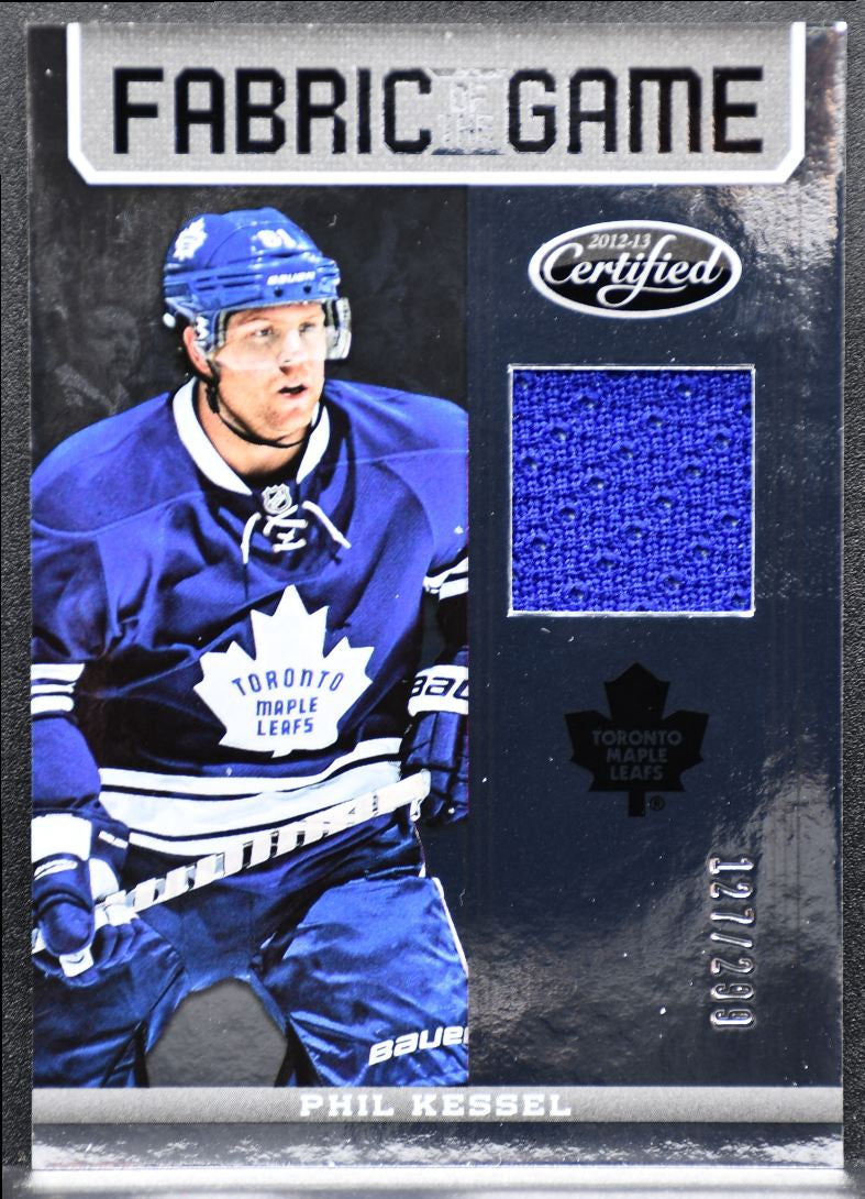 2012-13 Panini Certified Fabric of the Game Kessel Maple Leafs /299 Jersey 0405