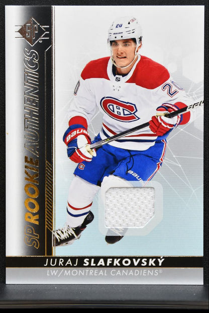 2022-23 SP Authentic Rookie Jersey Juraj Slafkovsky 115 Canadiens RC Jersey 0702