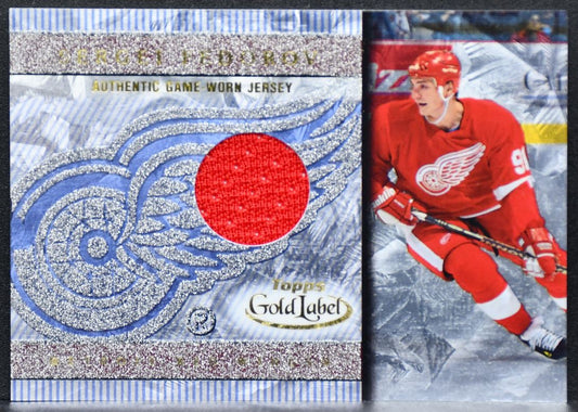 2000-01 Topps Gold Label Game-Worn Jerseys Sergei Fedorov GLJ-SF Jersey 8432