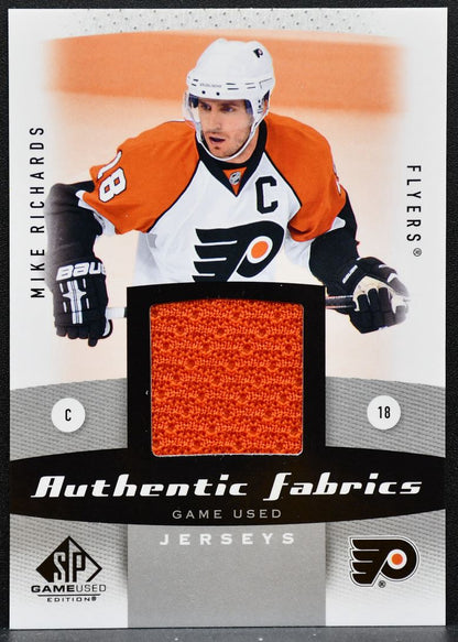 2010-11 SP Game Used Authentic Fabrics Mike Richards AF-MR Flyers Jersey 5239