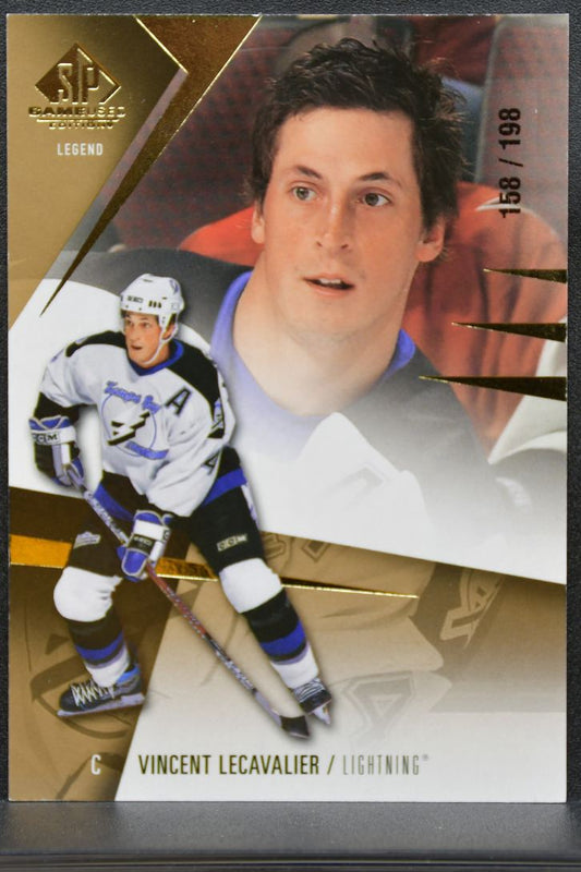 2023-24 SP Game Used Legends Gold Vincent Lecavalier 172 Lightning /198 0540