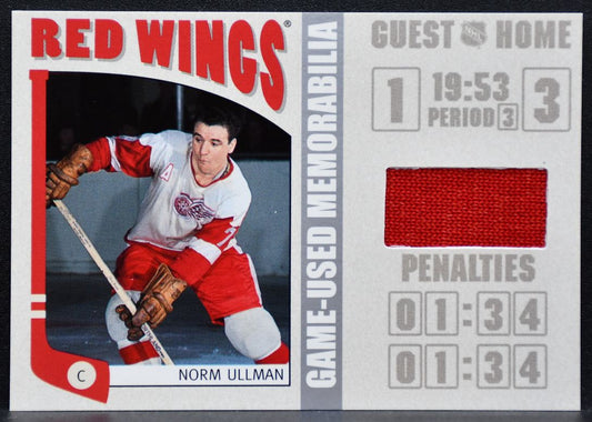 2004-05 In The Game Franchises US West Memorabilia Norm Ullman Jersey 3271