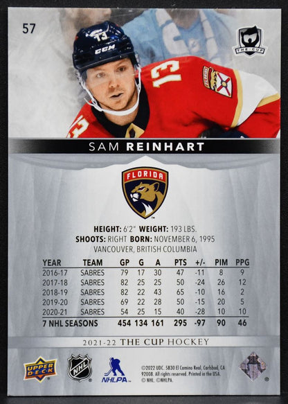 2021-22 Upper Deck The Cup Sam Reinhart 57 Florida Panthers 136/249 3629