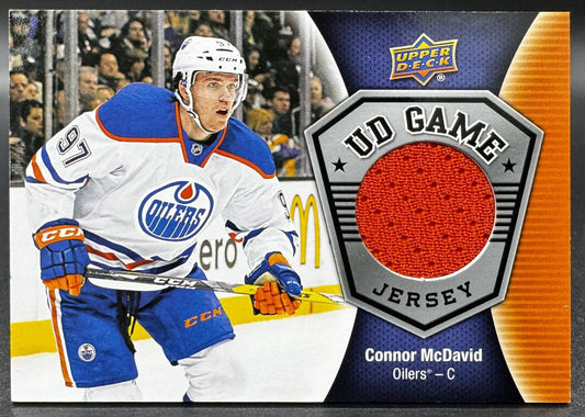 2016-17 UD UD Game Jerseys Connor McDavid GJ-CM Edmonton Oilers Jersey