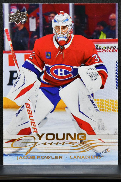 2025-26 Upper Deck Extended Series Young Guns Jacob Fowler 724 Canadiens RC 1525