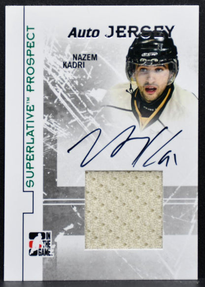 2009-10 In The Game Superlative Prospect Auto Jersey Kadri Auto 4149