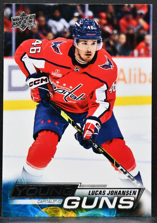 2022-23 UD Series 2 Young Guns Lucas Johansen 482 Washington Capitals RC 3826