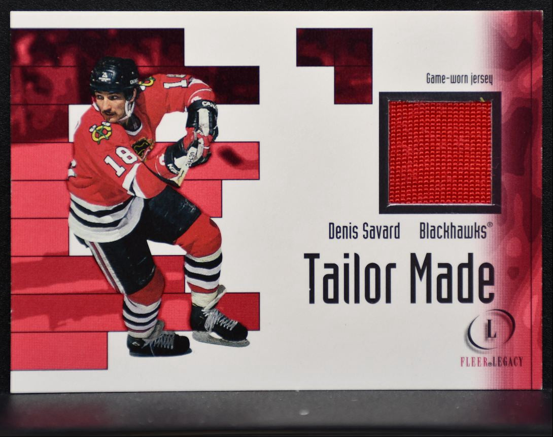 2001-02 Fleer Legacy Tailor Made Jersey Denis Savard Blackhawks Jersey 3550