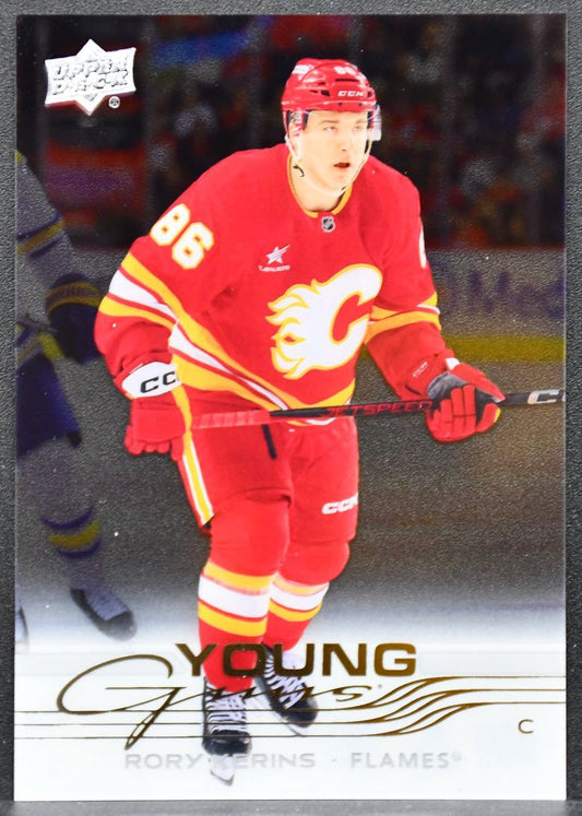 2025-26 UD Series 1 Young Guns Clear Cut Rory Kerins 235 Calgary Flames RC 1663