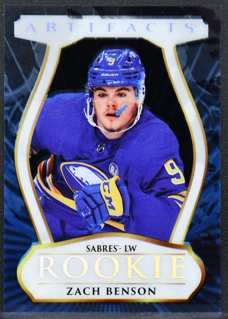 2024-25 UD Artifacts Update - Clear Cut RC Zach Benson 204 Buffalo Sabres RC 7079