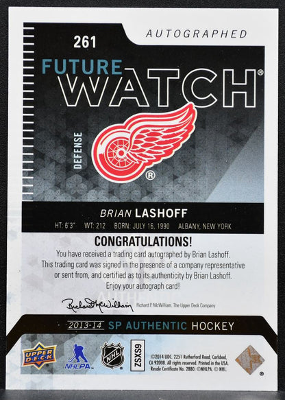 2013-14 SP Authentic Future Watch Auto Brian Lashoff RC Auto 339/999 2220
