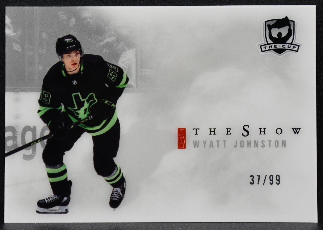 2022-23 UD The Cup The Show Rookies Wyatt Johnston SW-WJ Dallas Stars RC 37/99 8259
