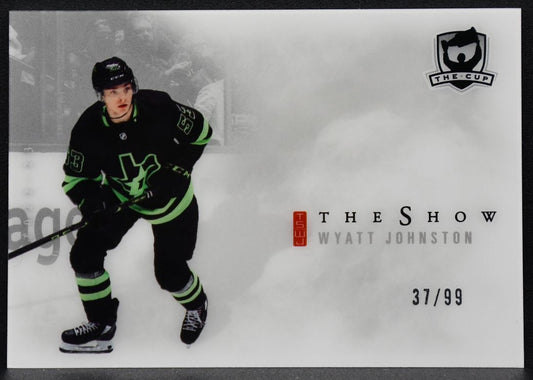2022-23 UD The Cup The Show Rookies Wyatt Johnston SW-WJ Dallas Stars RC 37/99 8259