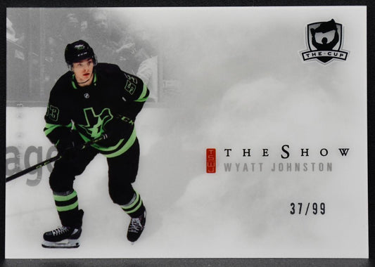 2022-23 UD The Cup The Show Rookies Wyatt Johnston SW-WJ Dallas Stars RC 37/99 8259
