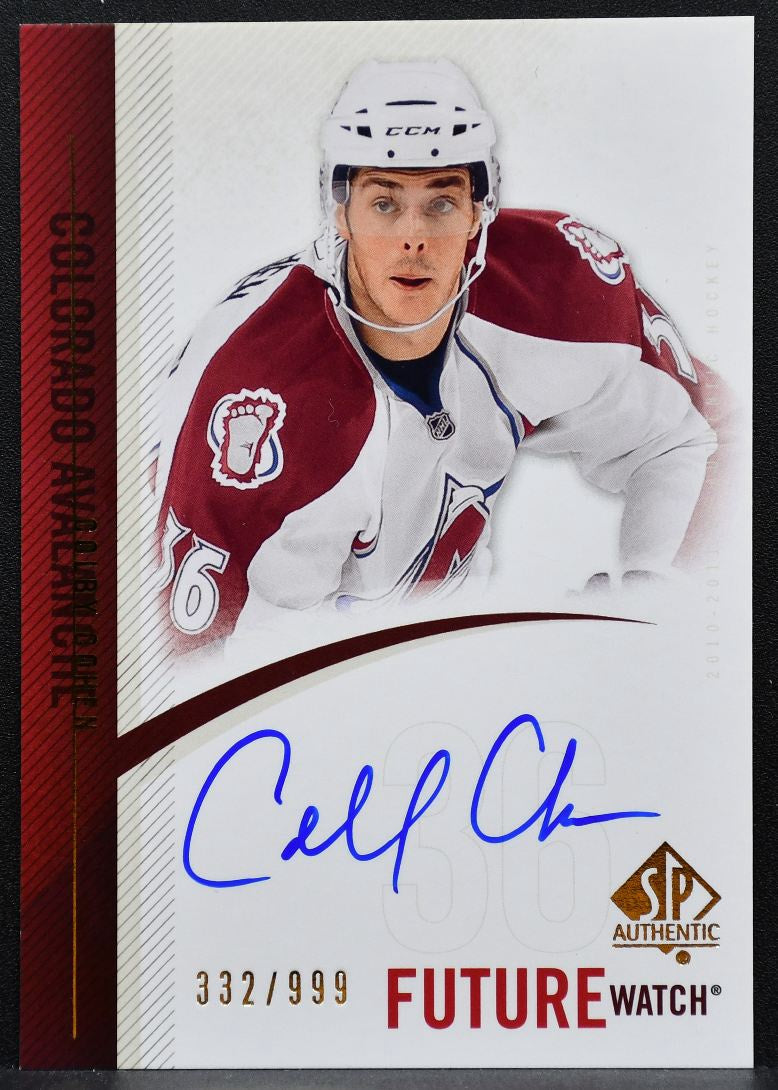 2010-11 SP Authentic Future Watch Auto Colby Cohen RC Auto 332/999 8261