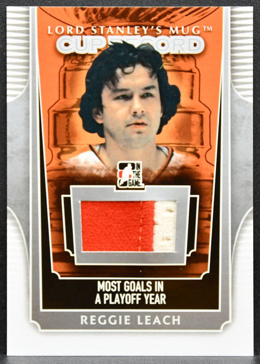 2013-14 In The Game Lord Stanley's Mug Cup Record Reggie Leach Flyers Patch 3226