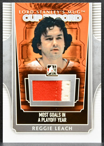 2013-14 In The Game Lord Stanley's Mug Cup Record Reggie Leach Flyers Patch 3226
