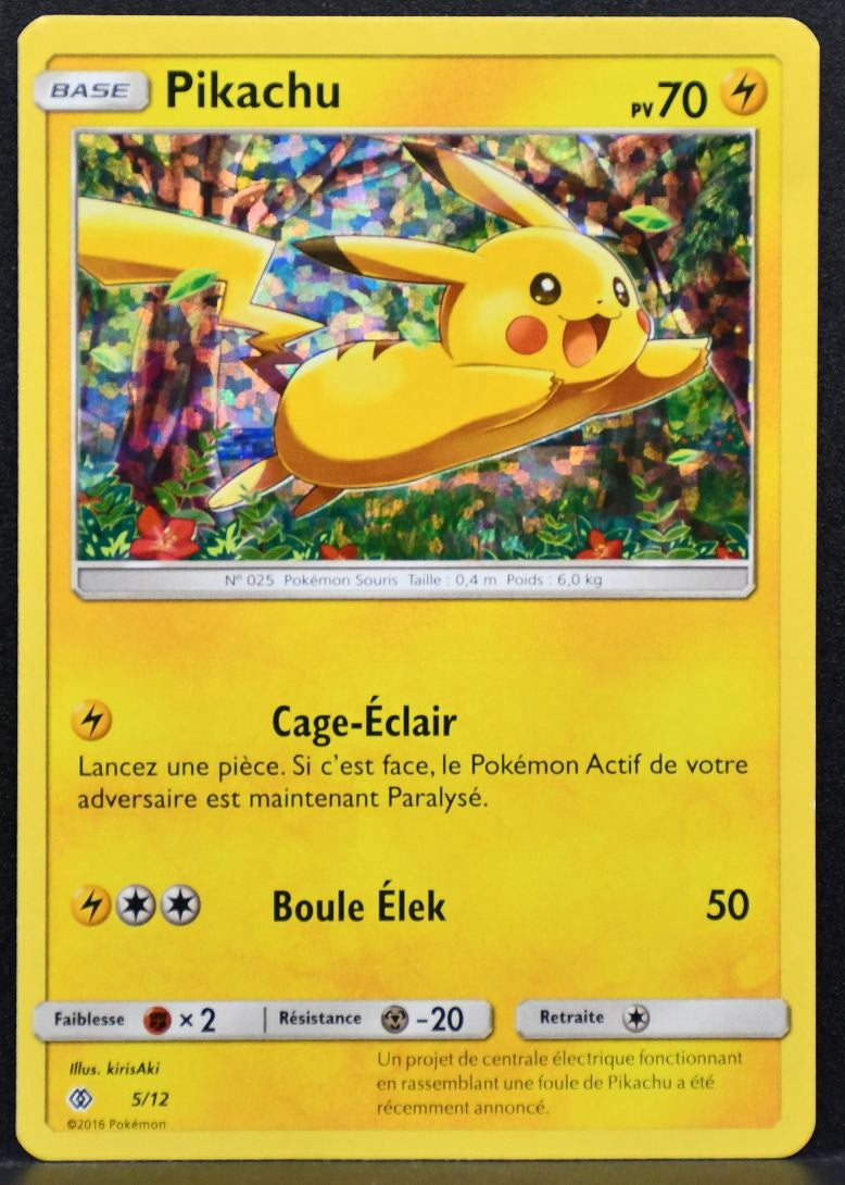 Pokémon Pikachu French My First Battle 5/12 MP Holofoil French