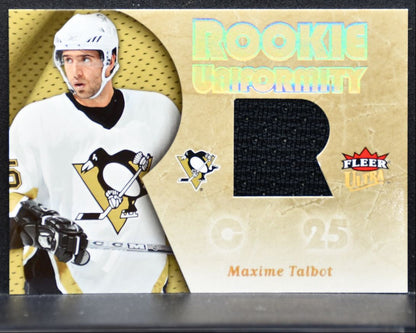 2005-06 Fleer Ultra Rookie Uniformity Jerseys Maxime Talbot RC Jersey 3124