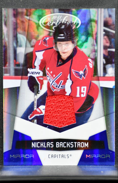 2010-11 Panini Certified Jersey Mirror Blue Backstrom Capitals /100 Jersey 2812