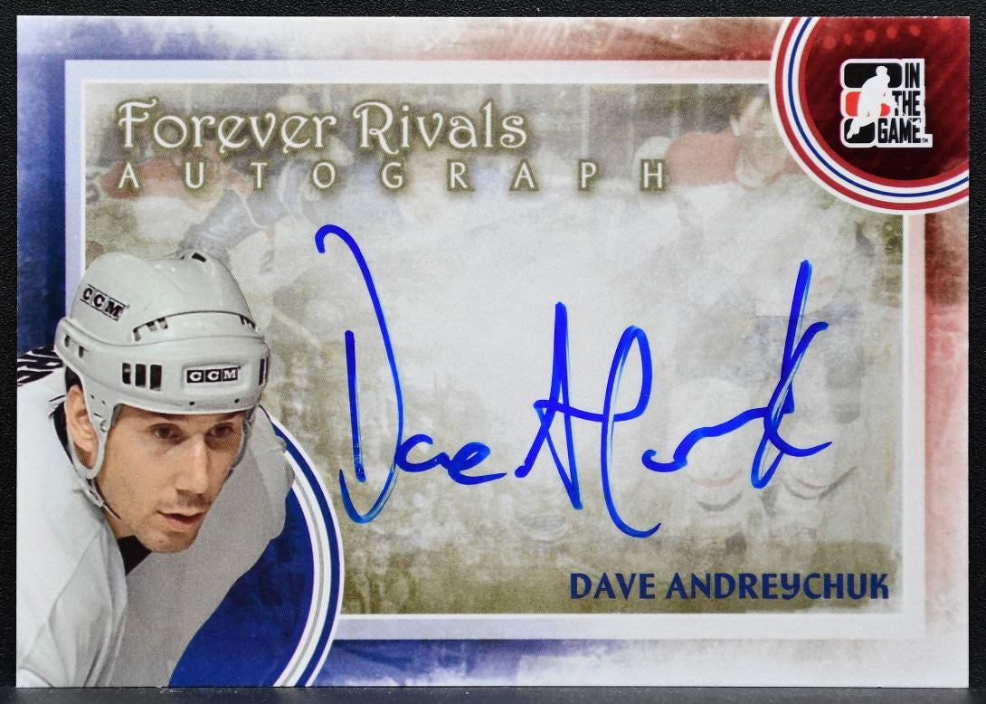 2012-13 In The Game Forever Rivals Autographs Dave Andreychuk A-DA Auto 8115