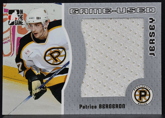 2005-06 In The Game Heroes and Prospects Jerseys Patrice Bergeron Jersey 8630