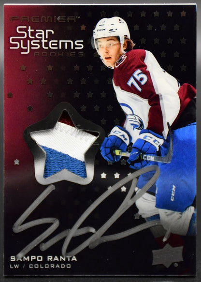 2021-22 UD Premier Ranta SSR-SR Colorado Avalanche RC Auto /149 Patch