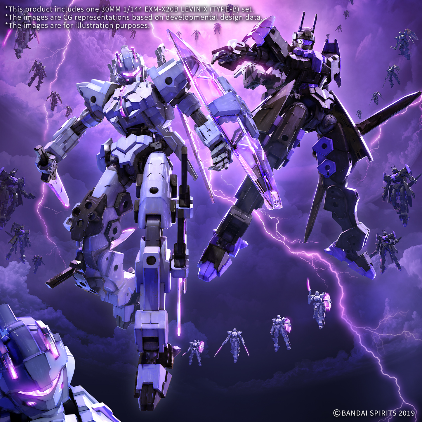 Bandai 30MM 1/144 EXM-X20B LEVINIX (TYPE-B)