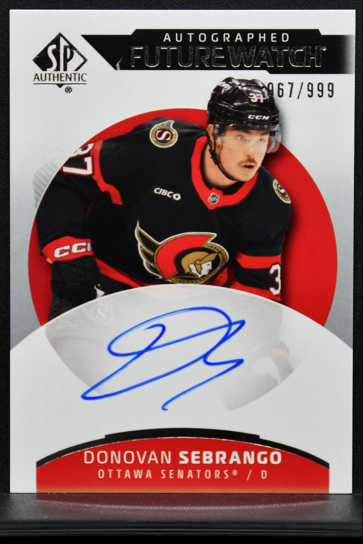 2025-26 SP Authentic Future Watch Auto Donovan Sebrango RC Auto 967/999 9676