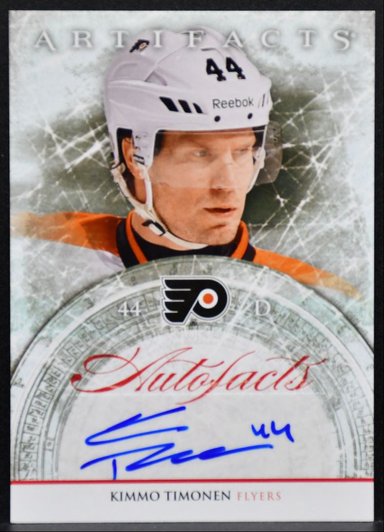 2012-13 Upper Deck Artifacts Autofacts Kimmo Timonen A-KT Flyers Auto 0611