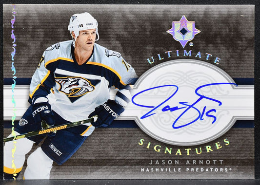 2006-07 UD Ultimate Collection Signatures Jason Arnott Predators Auto 9280
