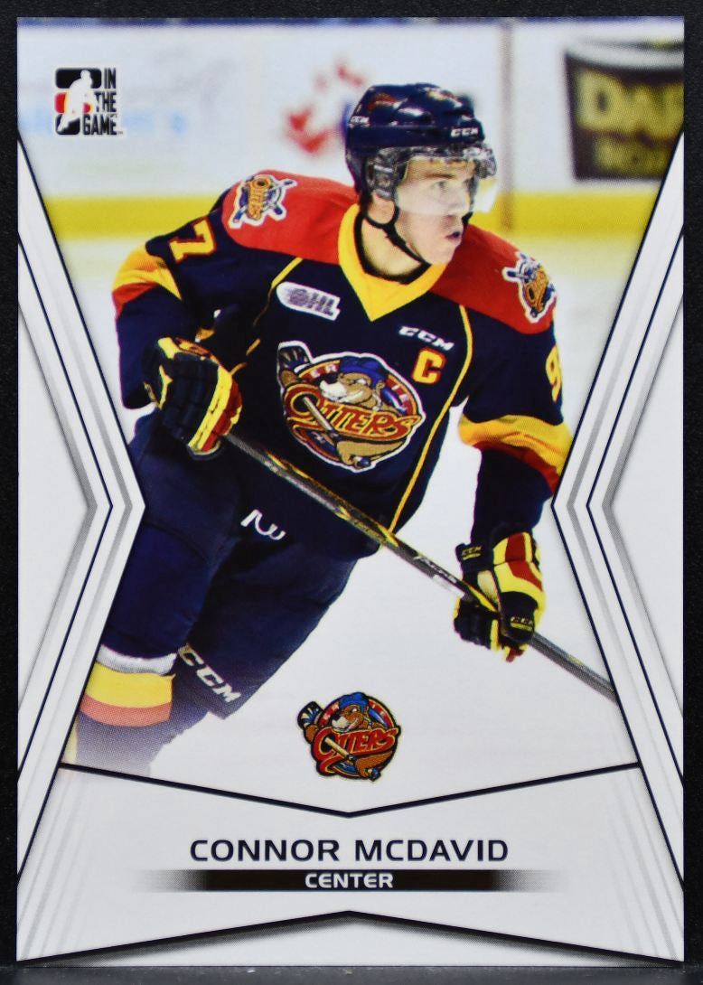 2014-15 Leaf In The Game CHL Connor McDavid 01 Erie Otters 8192