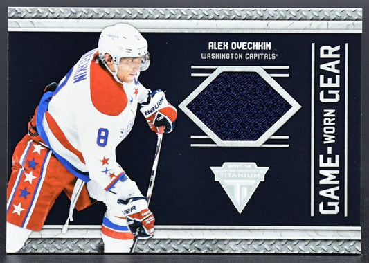 2011-12 Panini Titanium Game Worn Gear Alexander Ovechkin 88 Jersey