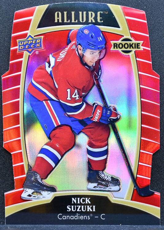 2019-20 Upper Deck Allure Rookie Red Rainbow Nick Suzuki 91 Canadiens RC 8594