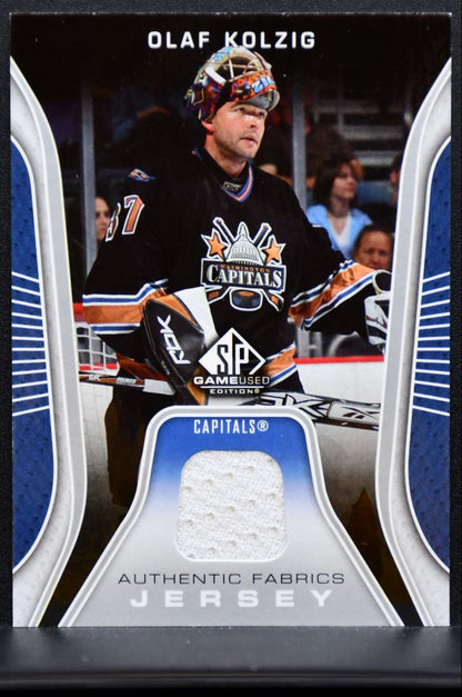 2006-07 SP Game Used Authentic Fabrics Olaf Kolzig AF-OK Capitals Jersey 5920