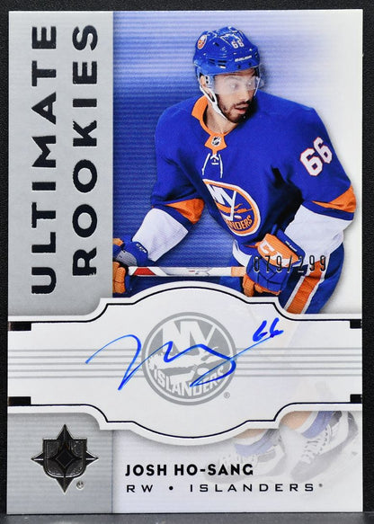 2017-18 UD Ultimate Collection Rookies Josh Ho-Sang Blackhawks RC Auto 1429